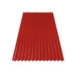 Tôle ondulée laquée brun rouge Socatral 0.50mm