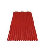 Tôle ondulée laquée brun rouge Socatral 0.50mm