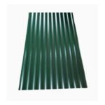 Tôle ondulée laquée Socatral vert