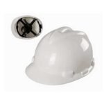 Casque de protection blanc pour chantier