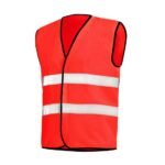 Chasuble Gilet de Sécurité Réfléchissant rouge – Image 2